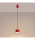 Aura Slim Pendant Ceiling Light Red 1x GX53-3