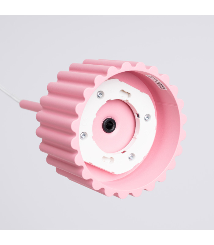 Aura Slim Pendant Ceiling Light Pink 1x GX53-7