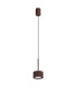 Aura Slim Pendant Ceiling Light Brown 1x GX53-1