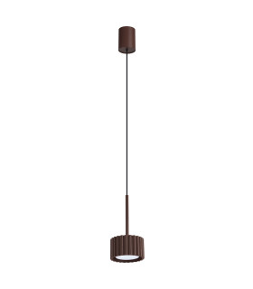 Aura Slim Pendant Ceiling Light Brown 1x GX53-1