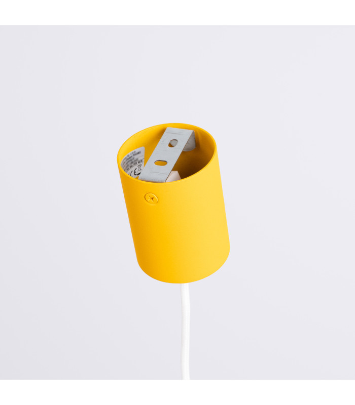 Aura Slim Pendant Ceiling Light Yellow 1x GX53-8