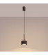 Aura Slim Pendant Ceiling Light Brown 1x GX53-3
