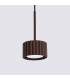 Aura Slim Pendant Ceiling Light Brown 1x GX53-4