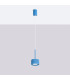 Aura Slim Pendant Ceiling Light Blue 1x GX53-2