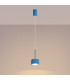 Aura Slim Pendant Ceiling Light Blue 1x GX53-3