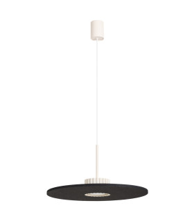 Ovo Integrated LED Pendant Ceiling Light Beige Black 1x GX53-1