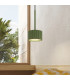 Aura Slim Pendant Ceiling Light Sage 1x GX53-13