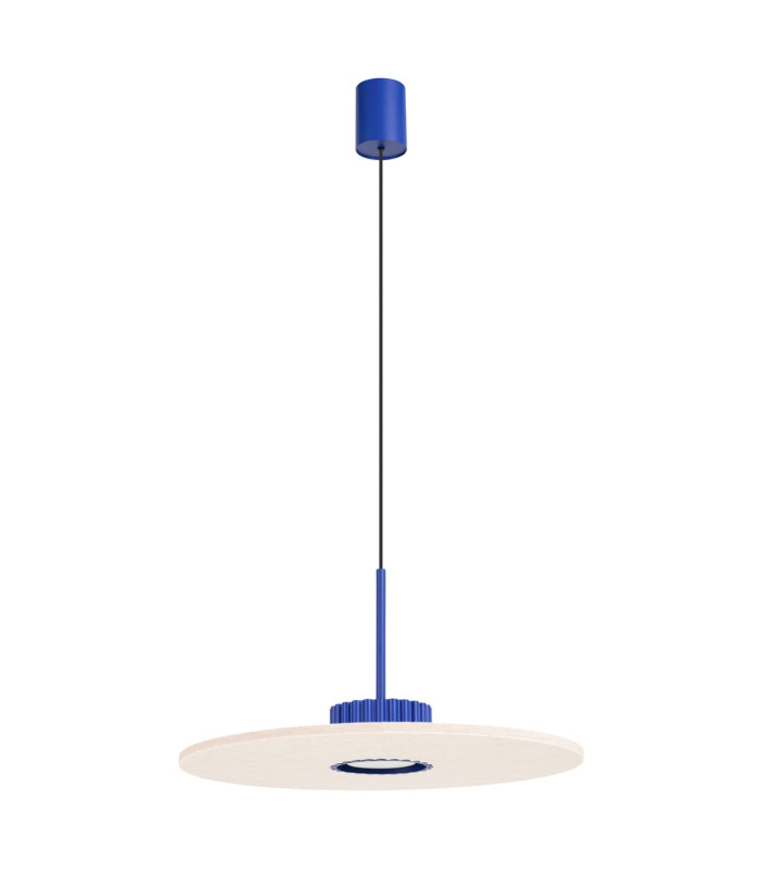 Ovo Integrated LED Pendant Ceiling Light Ultramarine Beige 1x GX53-1