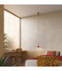Aura Slim Pendant Ceiling Light Red 1x GX53-12