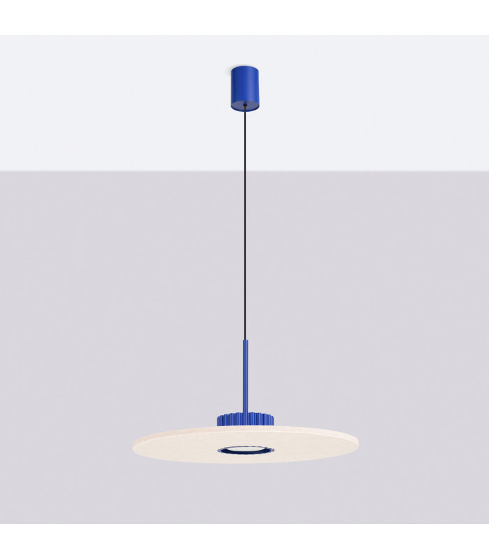 Ovo Integrated LED Pendant Ceiling Light Ultramarine Beige 1x GX53-2