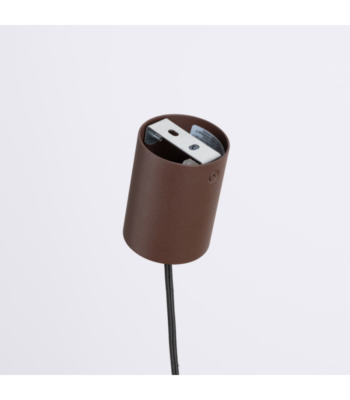 Aura Slim Pendant Ceiling Light Brown 1x GX53-8
