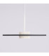 Ovo Integrated LED Pendant Ceiling Light Beige Black 1x GX53-5