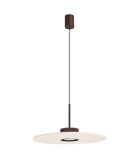 Ovo Integrated LED Pendant Ceiling Light Brown Beige 1x GX53-1