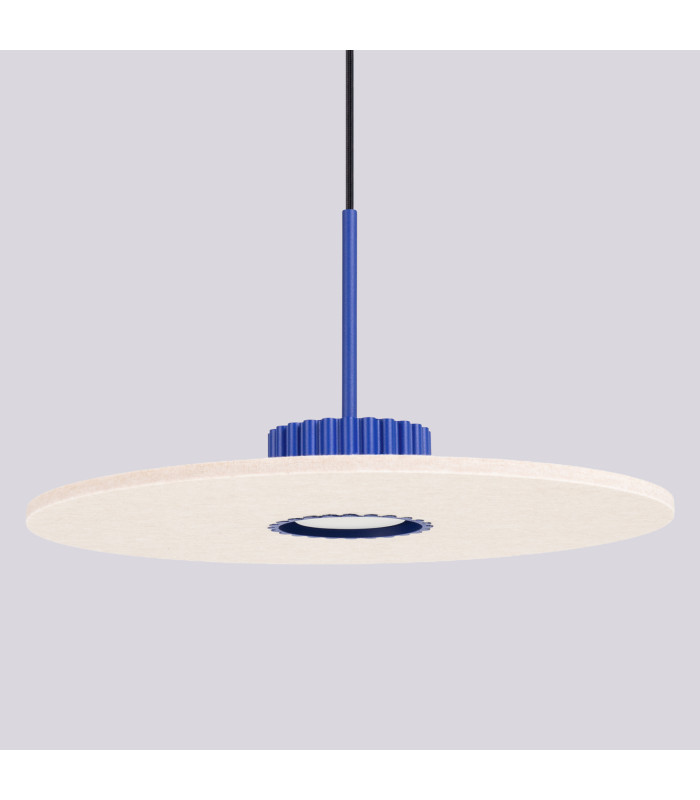 Ovo Integrated LED Pendant Ceiling Light Ultramarine Beige 1x GX53-4