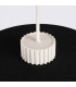 Ovo Integrated LED Pendant Ceiling Light Beige Black 1x GX53-7