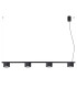 Aura Bar Pendant Ceiling Light Black 4x GX53-1