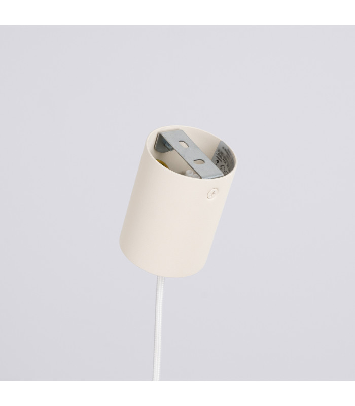 Ovo Integrated LED Pendant Ceiling Light Beige Black 1x GX53-9