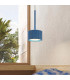 Aura Slim Pendant Ceiling Light Blue 1x GX53-13
