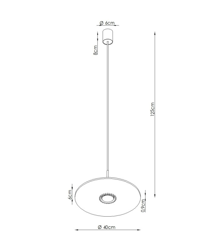 Ovo Integrated LED Pendant Ceiling Light Ultramarine Beige 1x GX53-10