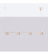 Aura Bar Pendant Ceiling Light Beige 4x GX53-2