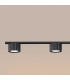 Aura Bar Pendant Ceiling Light Black 4x GX53-5