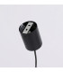 Aura Bar Pendant Ceiling Light Black 4x GX53-8