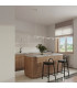 Aura Bar Pendant Ceiling Light White 4x GX53-13