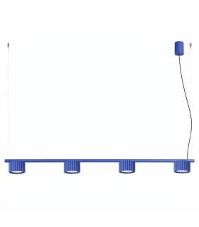 Aura Bar Pendant Ceiling Light Ultramarine 4x GX53-1
