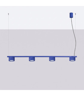 Aura Bar Pendant Ceiling Light Ultramarine 4x GX53-2