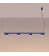 Aura Bar Pendant Ceiling Light Ultramarine 4x GX53-3