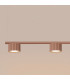 Aura Bar Pendant Ceiling Light Mocca 4x GX53-5