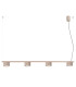 Aura Bar Pendant Ceiling Light Taupe 4x GX53-1