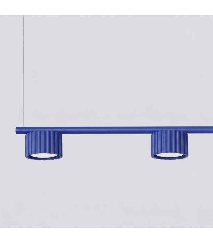 Aura Bar Pendant Ceiling Light Ultramarine 4x GX53-4