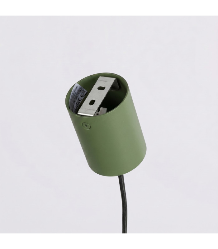 Aura Bar Pendant Ceiling Light Olive Green 4x GX53-8