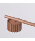 Aura Bar Pendant Ceiling Light Mocca 4x GX53-6