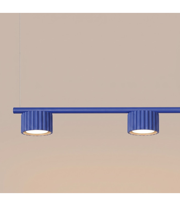 Aura Bar Pendant Ceiling Light Ultramarine 4x GX53-5