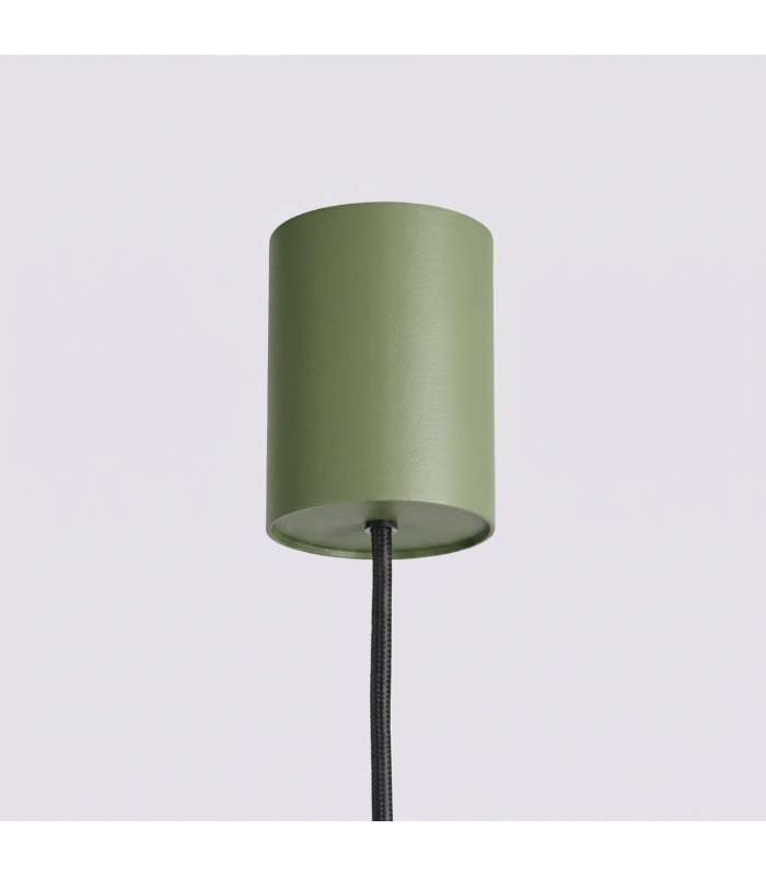 Aura Bar Pendant Ceiling Light Olive Green 4x GX53-9