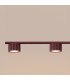 Aura Bar Pendant Ceiling Light Burgundy 4x GX53-5