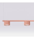 Aura Bar Pendant Ceiling Light Peach 4x GX53-4