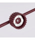 Aura Bar Pendant Ceiling Light Burgundy 4x GX53-7