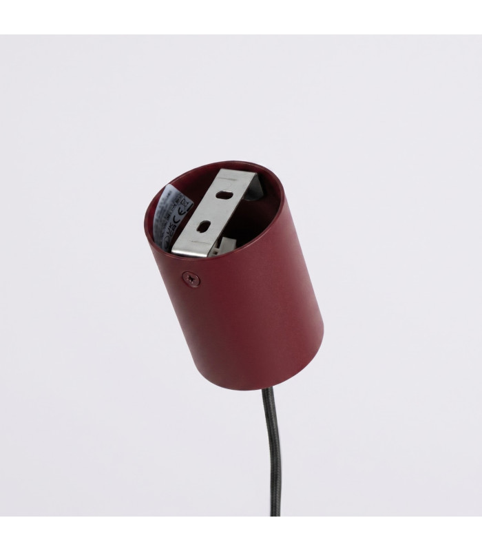 Aura Bar Pendant Ceiling Light Burgundy 4x GX53-8