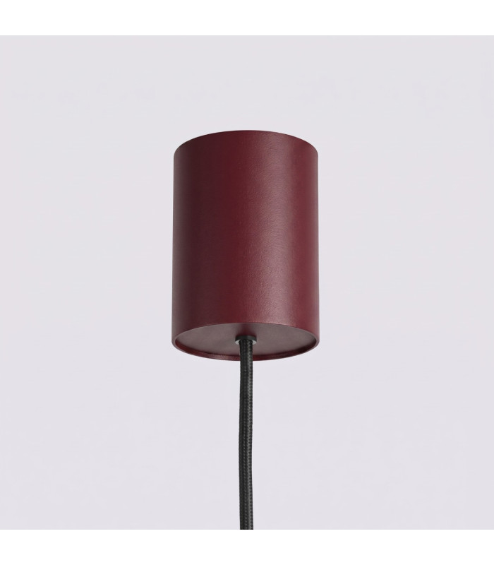 Aura Bar Pendant Ceiling Light Burgundy 4x GX53-9