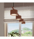 Aura Bar Pendant Ceiling Light Mocca 4x GX53-14