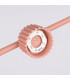 Aura Bar Pendant Ceiling Light Peach 4x GX53-7