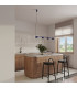 Aura Bar Pendant Ceiling Light Ultramarine 4x GX53-13
