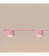 Aura Bar Pendant Ceiling Light Pink 4x GX53-5