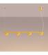 Aura Bar Pendant Ceiling Light Yellow 4x GX53-3