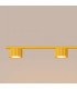 Aura Bar Pendant Ceiling Light Yellow 4x GX53-5