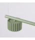 Aura Bar Pendant Ceiling Light Sage 4x GX53-6