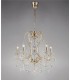 Ceiling Pendant Chandelier 5 Light French Gold, Crystal - 2